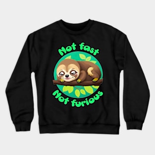 Not Fast Not Furious Crewneck Sweatshirt